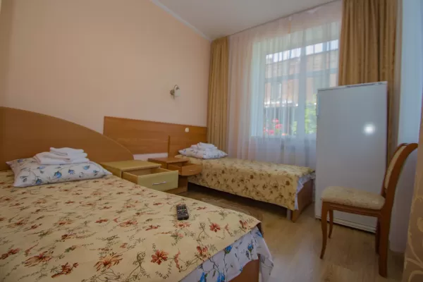 Номер стандарт двухместный в санатории Курортная больница в городе Кисловодске - фотография